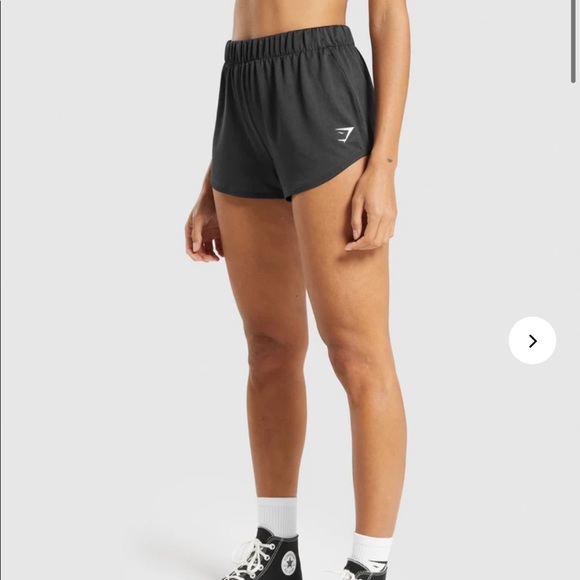 Gymshark Pants - Gymshark training black mesh shorts